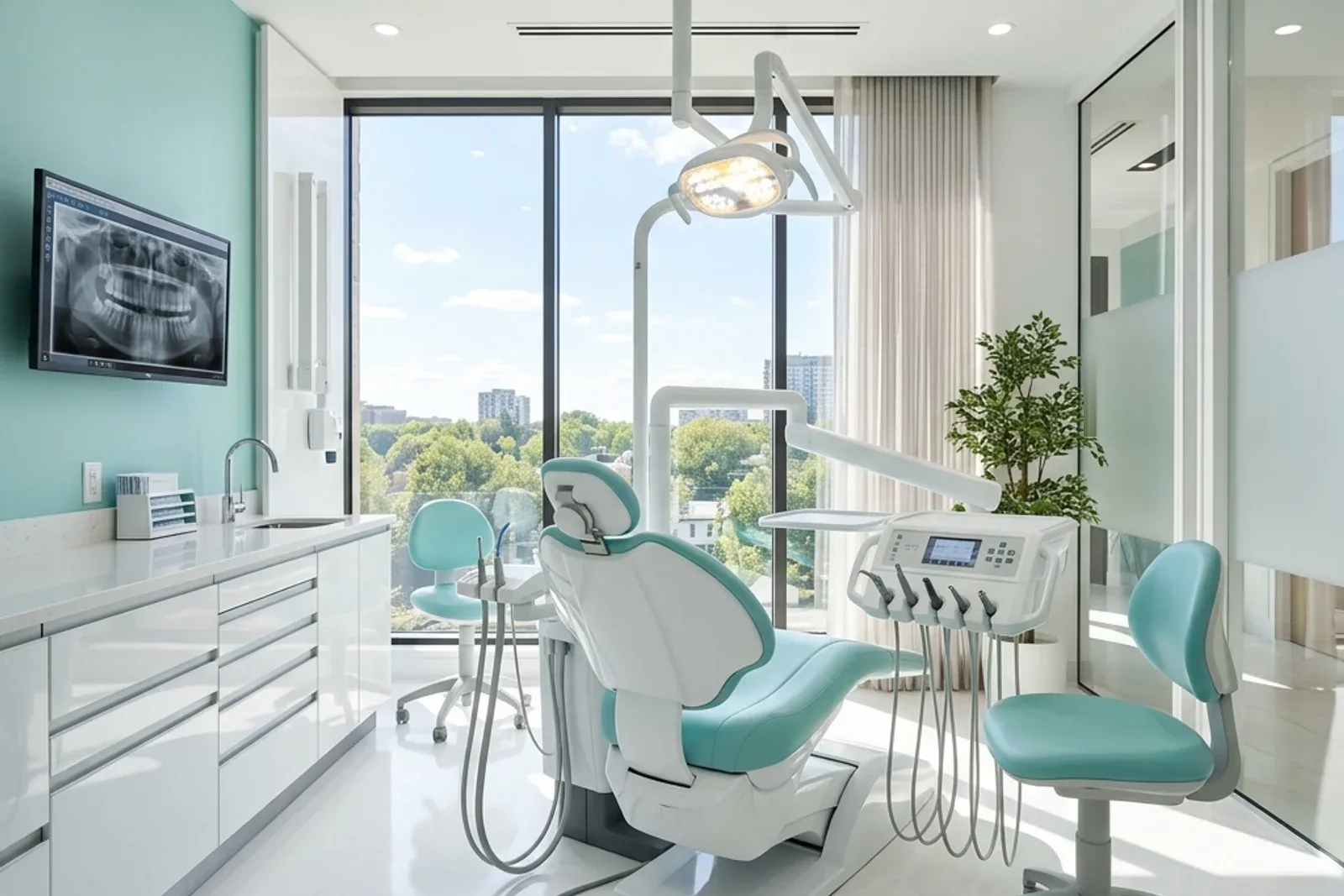 Modern treatment suite at Dr. Priya's Dentistry in Vettuvankeni, ECR Chennai